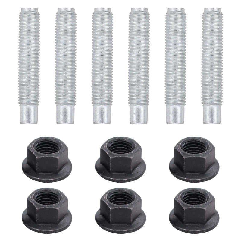 ApplianPar Exhaust Stud and Nut Kit for Subaru Legacy and Outback 1990-18, Impreza 1993-18, Forester 1998-18, Crosstrek 2013-19, Baja 2003-06, WRX 2002-18, STI 2004-18, Tribeca 2006-13, svx 1992-97