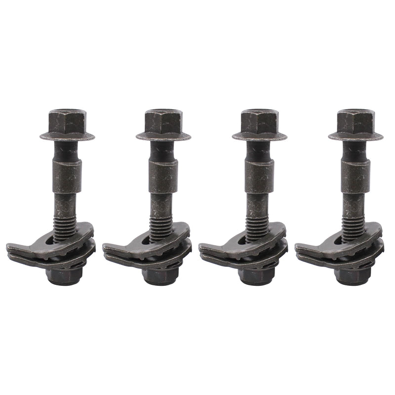 ApplianPar Pack of 4 14mm Cam Bolt Kit Adjustable Camber Correction Alignment Kit for Vehicles Front Left and Right Wheel