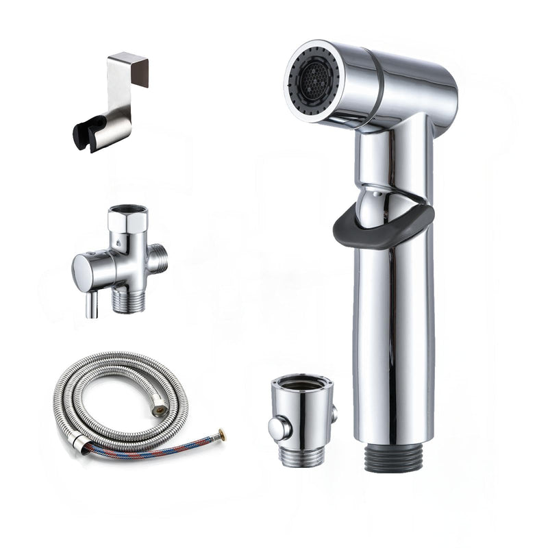 Handheld Bidet Sprayer for Toilet Kit Cleaning Assistant Jet Spray Bidet Attachment with Adjustable Water Pressure Easy Control One Button Shut-Off Water