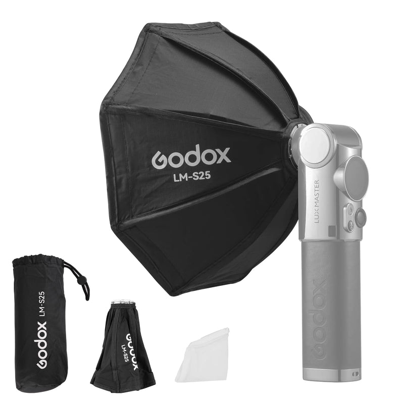 Godox Lux Master Softbox LM-S25 Octa Softbox Only for Lux Master Camera Flash with Diffuser Carry Bag
