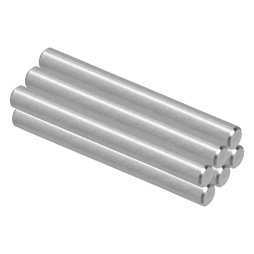 PATIKIL 6 Pack 304 Stainless Steel 10x100 Mm Metal Dowel Pins Shelf Pegs