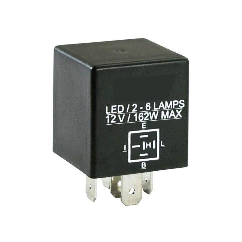 LED Turn Signal Flasher Relay 5 Pin Compatible with Ford F150 98-10 | Compatible with F-250 F-350 F-450 F-550 F250 F350 F450 F550 Super Duty 98-10 | Compatible with RAM 1500 2500 3500 98-10