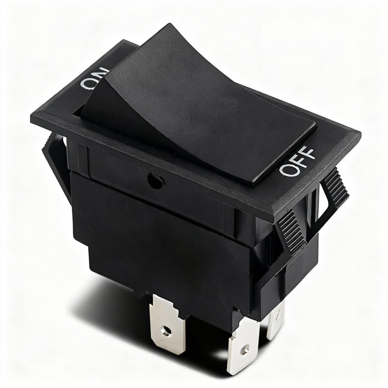 0808-116-K Rocker Switch Replacement for CRES Cor Equipment 0808-103-1 | 0808-116K, 20 Amp 125-250 Volt Switch, 7/8 X 1-1/2 DPST; Replaces 0808-113-K1, 0808-113-K, LLC Rocker Switches 77020RQ