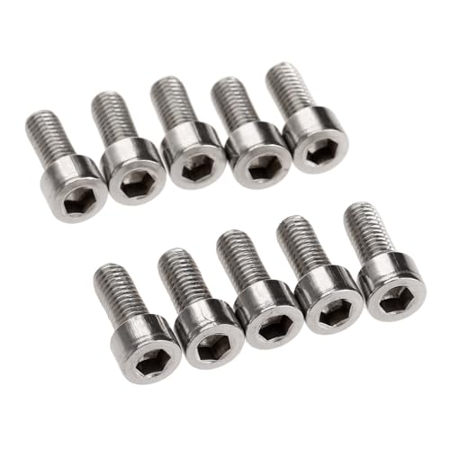 10Pcs M5 Bike Water Bottle Cage Bolts Holder Screw