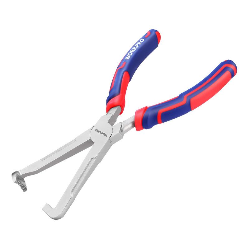 WORKPRO Electrical Disconnect Pliers, 8 Inch Automotive Electrical Connector Pliers with Ergonomic Handle, Fixion Tools Pliers, Automotive Plug Removal Tool for Car Fuel Pump, Spark Plug