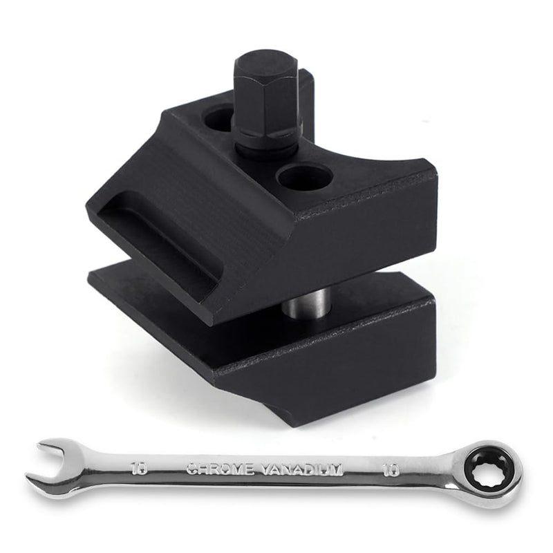 Suspension Strut Spreader Tool, Car Suspension Split Hub Steering Knuckle Spreader with Socket Tool Compatible with Volkswagen Audi BMW Ford etc,1 PCS 1+Wrench