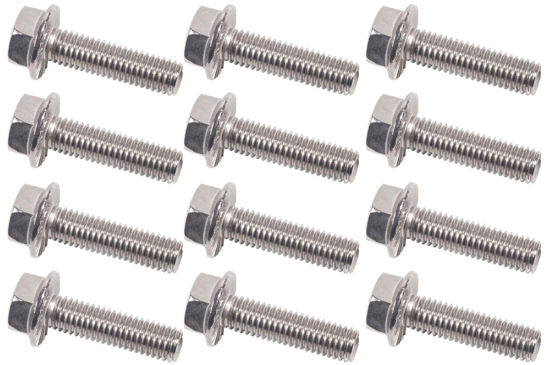 ES75120 M8 x 1.25 x 30mm Chevy Silverado 5.3 Exhaust Manifold Bolts for LS< Exhaust Manifold Hardware Kit Suburban Tahoe Express Gmc Savana Sierra Yukon Envoy 4.8 6.0 6.2L 10.9 12PCS ES 75120.