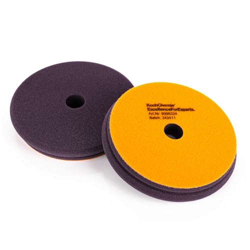KOCHCHEMIE - One Cut Pad V2 - Medium Abrasive Pad for Removing Moderate Weathering & Scratches; Long-Lasting Compression Hardness; Contours Easily (150mm x 23mm) 150mm