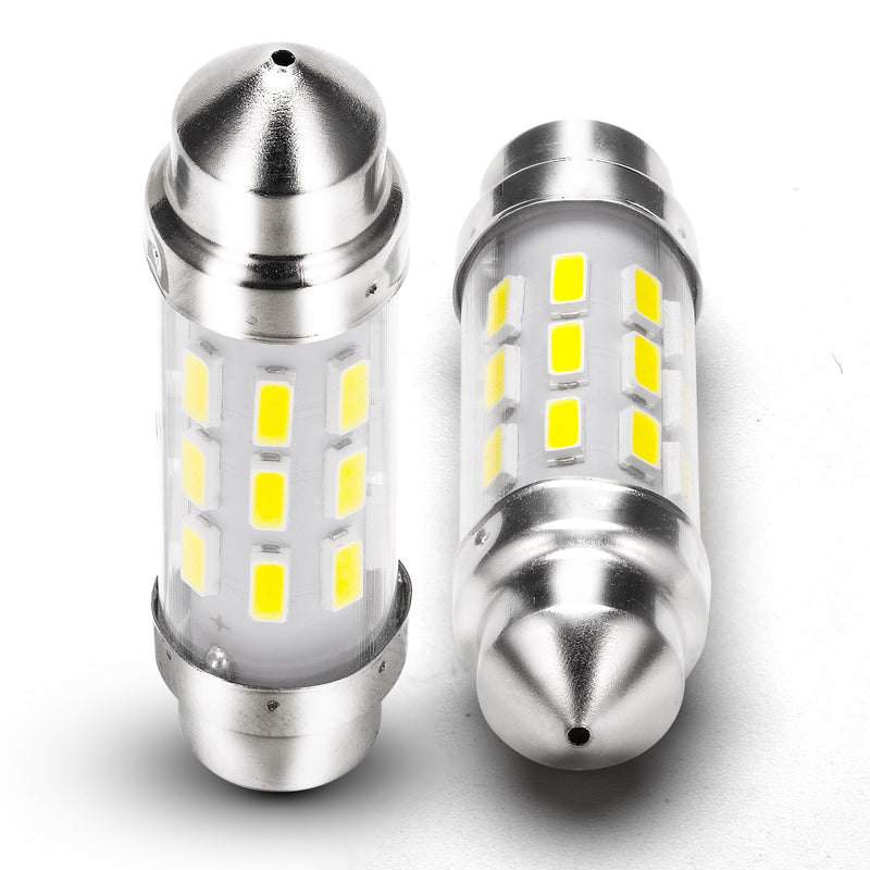 41mm/1.6" 214-2 RV Refrigerator Light Bulb DC 12V Super White Replacement LED Festoon Bulbs for Trailer Camper Motorhome Concession Stands Food Trucks RV Fridge Refrigerator Interior Light Bulb,2 Pack 6000K Daylight White