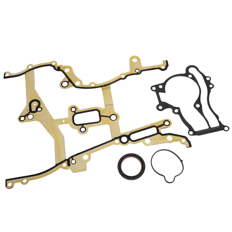 Engine Timing Cover Gasket Set TCS46156 for Chevrolet Cruze 2011-2015 Chain Case Cover Gasket Long-lasting Sealing Rubber,Metal 1 Set Yellow,Black