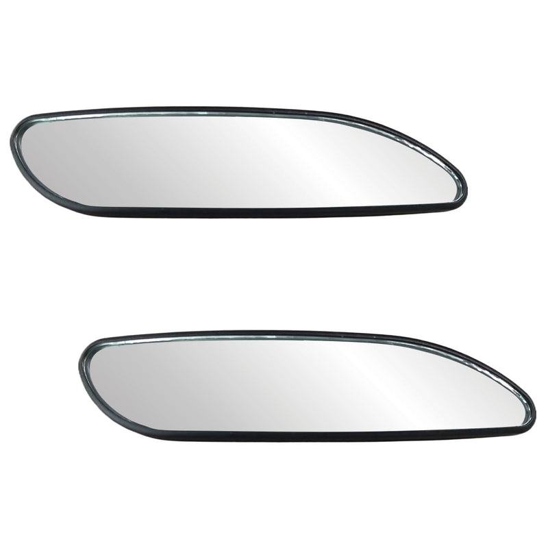 2 PCS Blind Spot Car Mirror, HD Glass Adjustable Car Side Mirror, Framed Wide-angle Blind Spot Mirror, Universal Convex Rear View Mirror for Cars, SUVs, Trucks and RVs (Rectangle) Rectangle