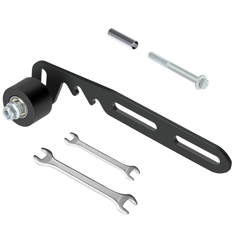 Mini Bike Chain Tensioner Adjuster Bracket with Roller Replacement for Predator 212 Coleman Minibike CT200U CT200U-EX BT200X CT100U Baja DB30 79cc 224cc GX160 GX200 Engine Powersports Parts black