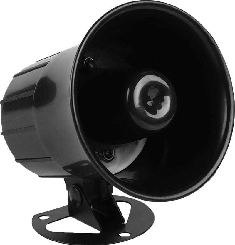 110dB Siren Alarm, 4 x 4.2 in Security Horns Sirens, IP65 Waterproof 12V Siren Horn Suitable for Alarm Host Gas Leak Alarms Infrared Peripheral Alarms Equipment