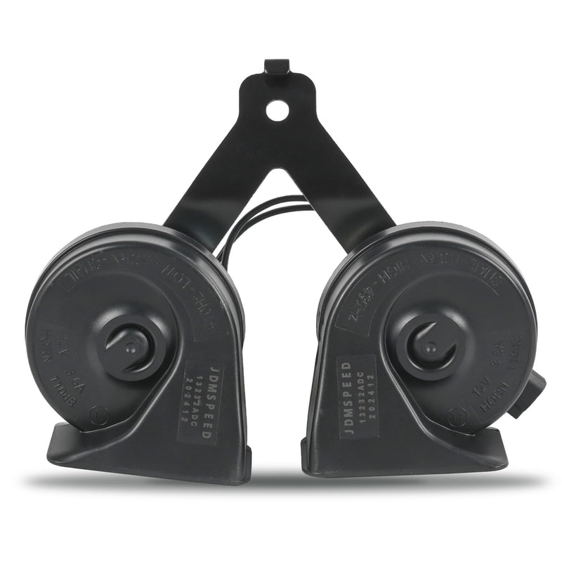 Horn Assembly with Bracket Dual Note Electric Horn Level 2 Compatible with Ford F-150 2015-2022 Expedition 2018-2022 Replaces# ‎‎FL3Z-13832-C