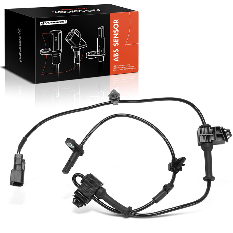 A-Premium Front ABS Wheel Speed Sensor Compatible with Mazda CX-9 CX9 2016 2017 2018 2019, 2.5L - Front Driver or Passenger Side