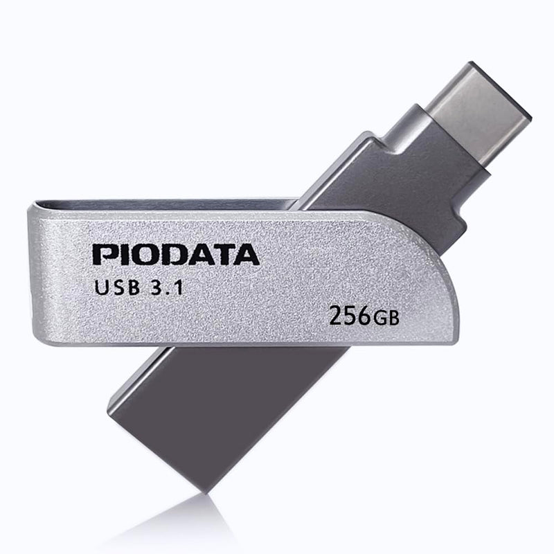 256GB Apple MFi Flash Drive for iPhone, iPad, Mac – USB-A & C Photo Stick, External Hard Drive Backup 256 GB Space Gray