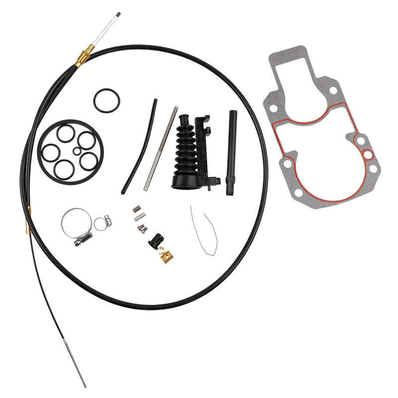 865436A03 Lower Shift Cable Kit Compatible with Mercury Mercruiser Alpha One+Gen 2, R, MR Shift Cable Kit+Gasket Replace#865436A02, 19543T-1, 19543A10, 19543A