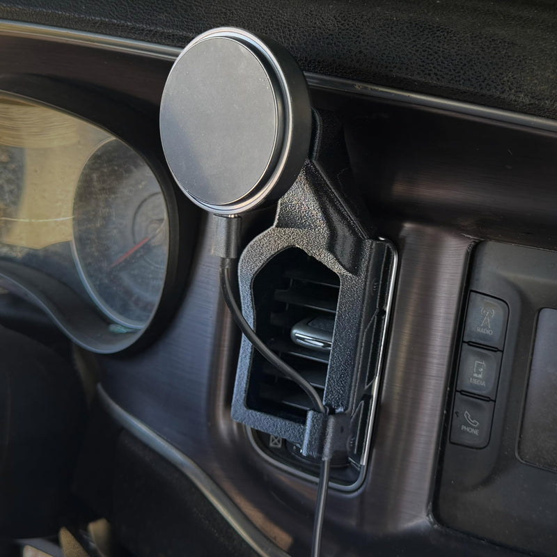 Phone Holder for Dodge Charger 2011-2023 Compatable with MagSafe/Wireless Charging Wireless Charging / MagSafe Compatable