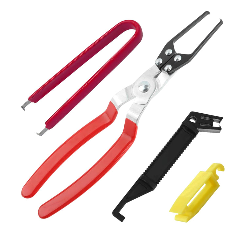 Relay Puller Pliers, Fuse Puller Pliers, 4-Pack Automotive Relay Fuse Puller Tool, FMM Fuses Puller Tool, Vehicles Battery Terminal Remover