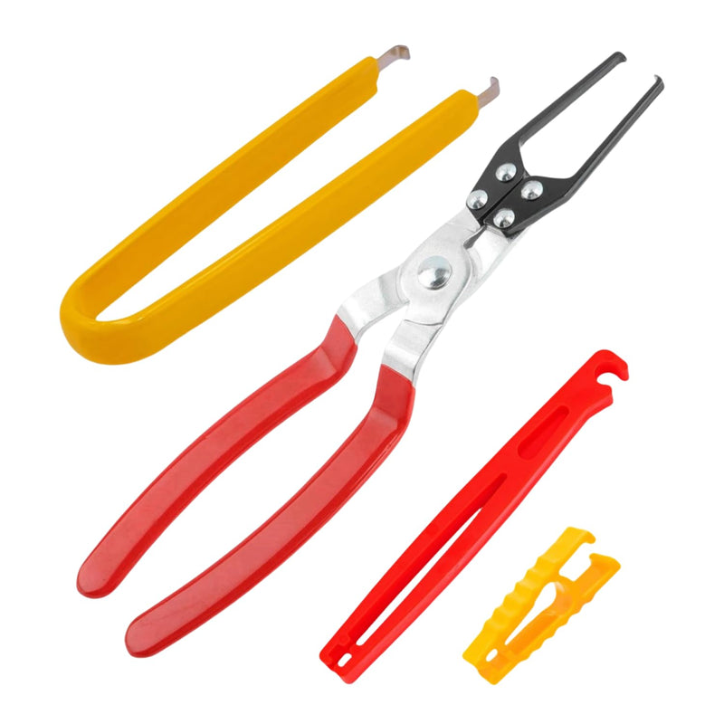 Fuse Puller Pliers, Relay Puller Pliers, 4-Pack Automotive Tools for Car Motorcycle Truck Boat Vehicles Battery Terminal Wiper Remover