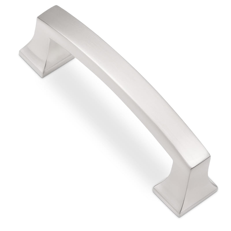 10 Pack 3 Inch(76mm) Cabinet Pulls Brushed Satin Nickel Kitchen Cabinet Pulls Drawer Pulls Solid Cabinet Hardware 3'' Hole Center(76mm) 10
