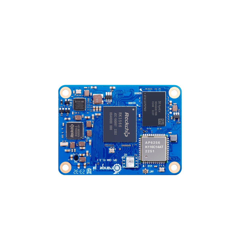 Orange Pi CM4 8G64GB RK3566 Quad Core 64 Bit Single Board Computer, Compute Module 4 with 64GB eMMC 1.8 GHz Frequency Wi-Fi & Bluetooth 5.0 Integrated RKNN NPU AI Accelerator (CM4 8G64G)