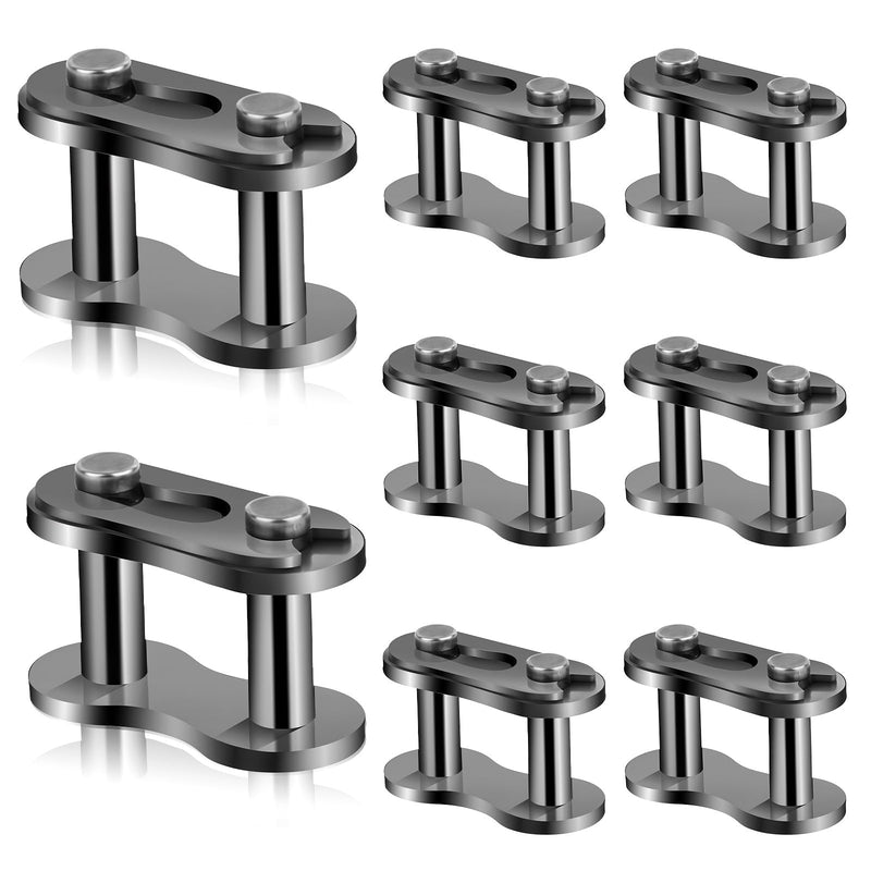 8 Pcs 420 Chain Master Roller Connector Links Chain Master Link Motorcycle Pocket Bike Chain Cross Master Link Connector Replacement Dirt Bike Motorcycle Parts Mini Bike Go Kart Parts