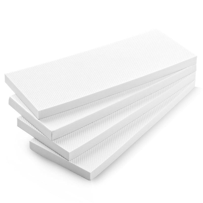 Garage Wall Protector, 4 Pack Garage Car Door Protector Bumper Guard for Car Doors Anti-Collision Self Adhesive EVA Foam for Warehouse Parking Assist 15.8"x5.9"x0.8" 4 Pack 15.8"x5.9"x0.8" White