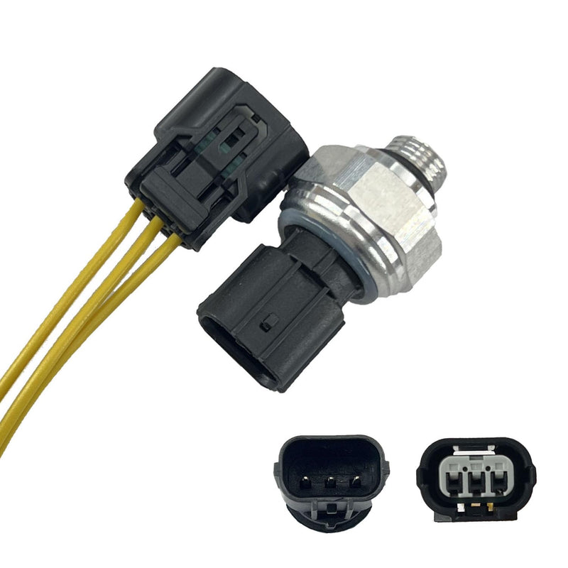 FainWan 1 Pair of Air Condition Pressure Sensor & Switch Connector Pigtail 80450T2FA01 Compatible with Accord Civic CR-V Pilot ILX MDX NSX