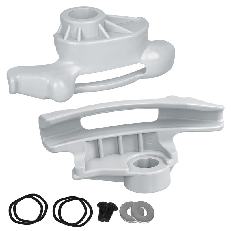 IWIWE Low Profile Nylon Mount/Demount Head Kit Replacement for Coats Tire Changer Machine for Low Profile Tires Duck Head Part# TC184432 8184432 (Grey-2Pack)