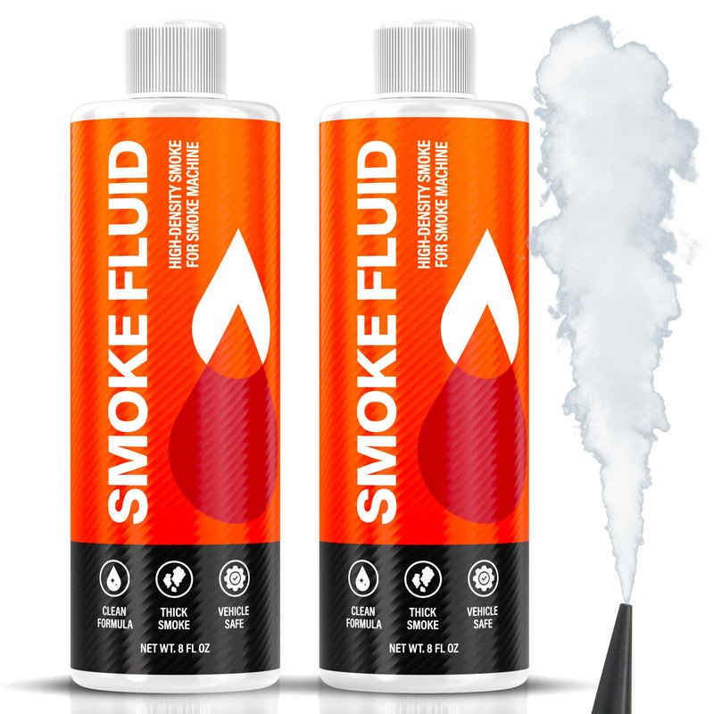 [2 Pack] Smoke Fluid Solution for Automotive Smoke Machine Testing - Liquid Smoke Refill Designed for Automotive Testing - EVAP, Vacuum, Fuel, Intake, Exhaust, Turbo Systems & Super Chargers 2 Pack