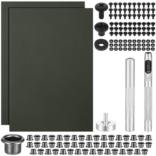 145 Pcs DIY Holster Kit for Making Knife Sheath Keel Green