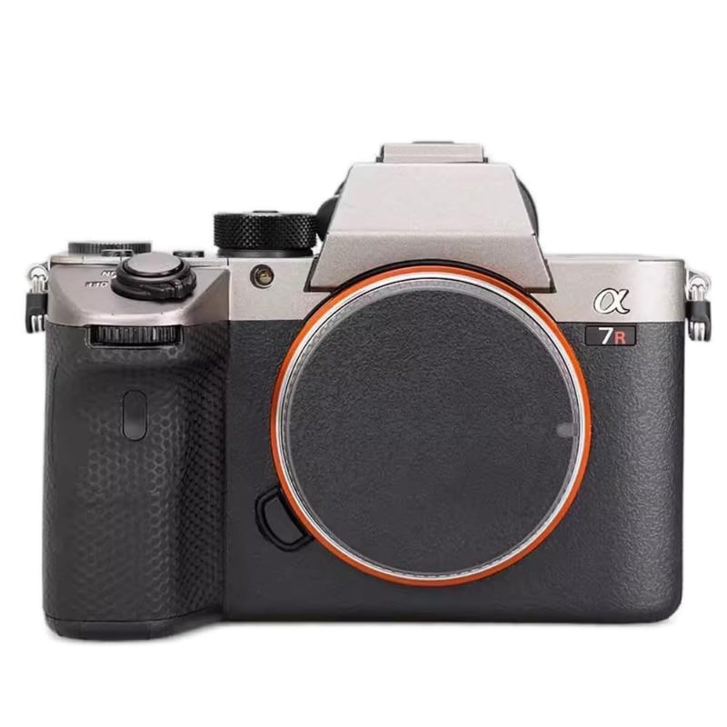 Anti-Scratch Camera Cover Skin Sticker for Sony Alpha 7 IV/A7M4/A7IV Camera Protector Film Skin (Titanium+Frosted Black) Titanium+Frosted Black
