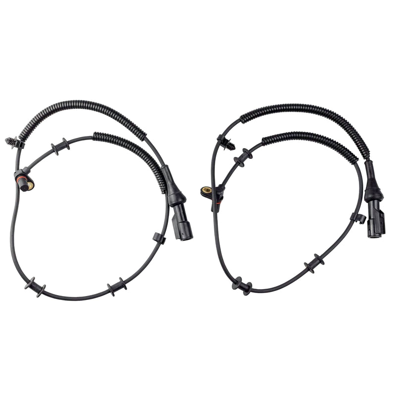 Front ABS Wheel Speed Sensor Left Right fit for 4WD 2005 2006 2007 2008 Ford F-150 F150, 06 07 08 Lincoln Mark LT, Driver Passenger Side, ALS504, 2pcs