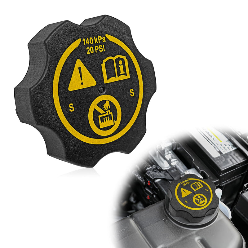 Universal Coolant Reservoir Cap Compatible with Chevy GMC Buck Cadilac -Silverado 1500 2500 3500 Express Avalanche Suburban Captiva Cavalier Equinox Malibu Savana Sierra Yukon
