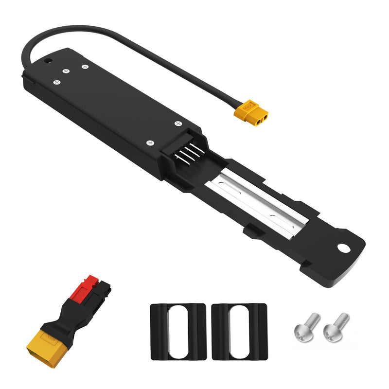 YASCO Ebike Battery Base Bottom Holder for Hailong Electric Bike Battery Mounting Plate Bracket with Connector (Hailong 4 pins) Hailong 4 pins