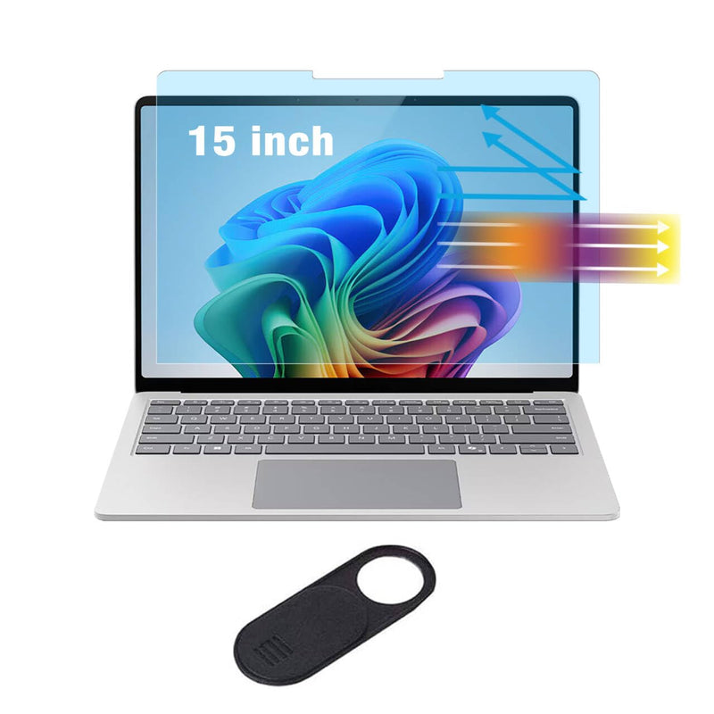 Blue Light Blocking Screen Protector for Microsoft Surface Laptop 7 15" (2024/AIPC) – Anti-Blue Light Glare & Eye Strain Reduction Filter