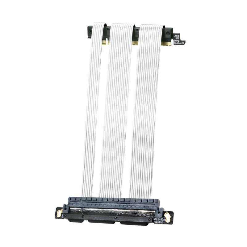 PCIe 5.0 X16 Riser Cable Dual Reverse and Straight GPU Extension Cable GEN5 for ITX A4 Case RTX5090 (20cm) Dual Reverse 20cm