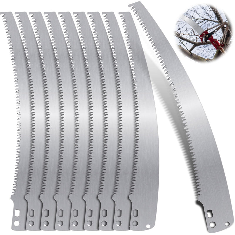 Yaocom 10 Pcs 12 Inch Pole Saw Blade Tree Pruner Replacement Blade Compatible with Corona TP 3841 TP 3811 TP 3714 TP 3712 TP 3702 TP 2712 TP 2612 TP 2512 Pruning Saws Trimmers, 3 Cutting Surface