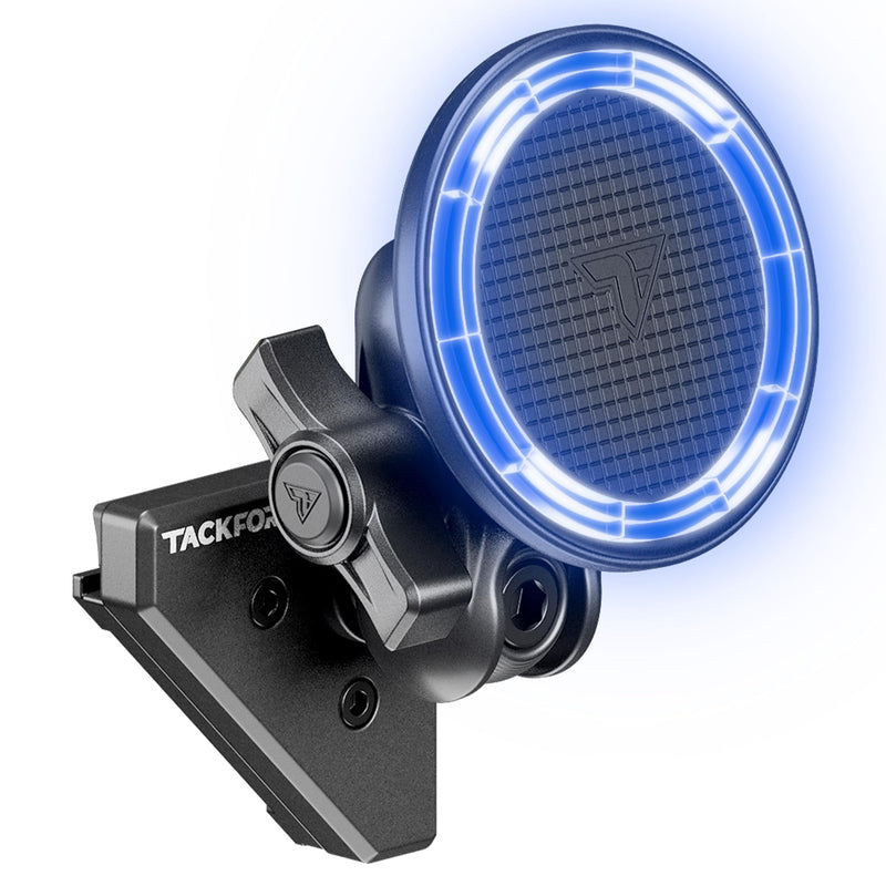 Tackform Link Vent Mount Magnetic Phone Holder - Compatible with MagSafe, 2021-2025 Ford F150 & Raptor, 2023-2025 Ford Super Duty | Billet Aluminum | Zero Slip | 2" Arm | Black