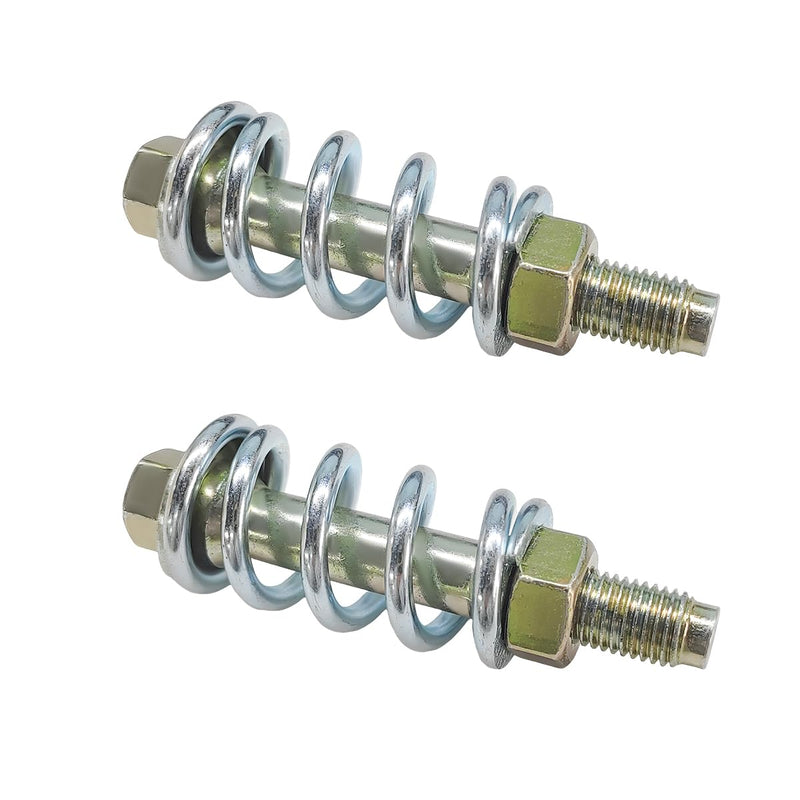 2 PCS Exhaust Bolt and Spring, Automotive Premium Grade Exhaust Spring Screw with Nut, Universal Exhaust Spring Bolt Suitable for Cars Trucks and SUVs, Car Accessories