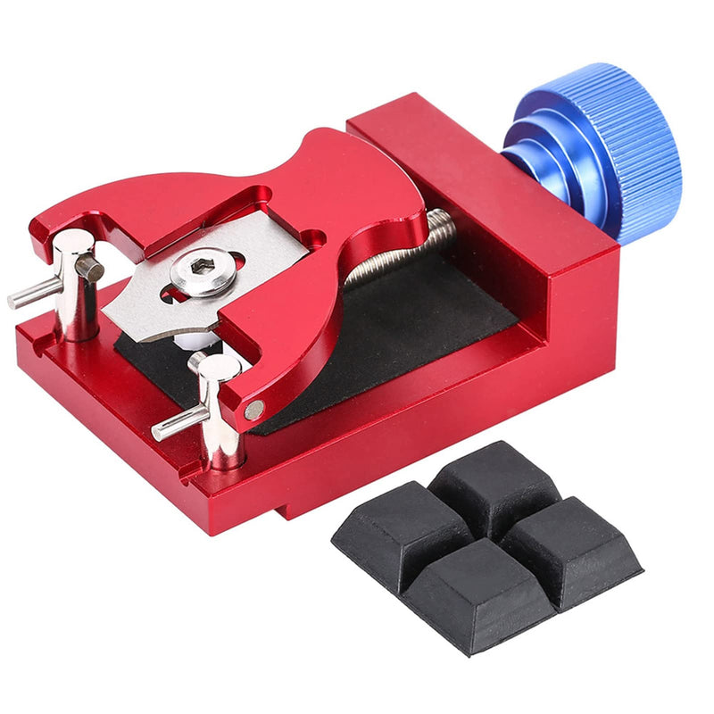 Watch Bezel Removal Tool, Watch Case Opener, Metal Watch Back Cover Opener Adjustable, Watch Back Remover Tool Professional, Watch Repairing Tool (Red Case Remover & Holder)