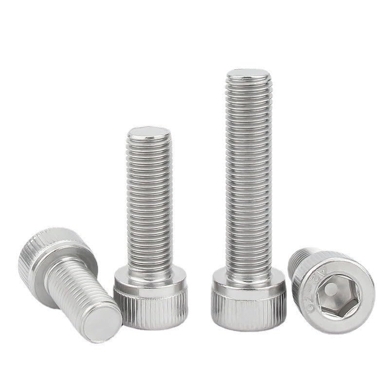 10 Pcs M6 x 35mm Thread Pitch 1 mm Stainless Steel 304 Hex Socket Head Cap Screws Bolts Kit (10 Pack M6 x 35mm) 10 Pack M6 x 35mm