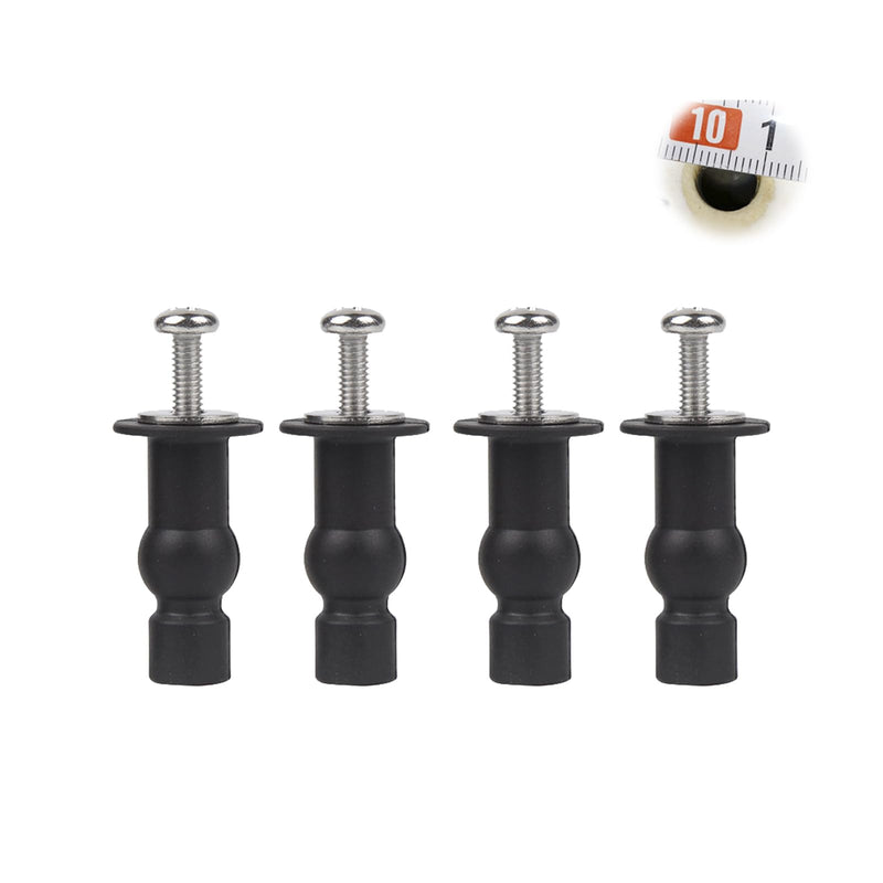 9mm Toilet Seat Screws Kit Compatible with Kohler San Rafael - 3466, 3467, 3384 Replacement Repair Part K-85040, K-84999, Set of 4 | Compatible with Kohler Rialto / St. Raphael toilet, Replaces Parts K-85040 & K-84999 Toilet Bolts and Rubber Anchor Nuts