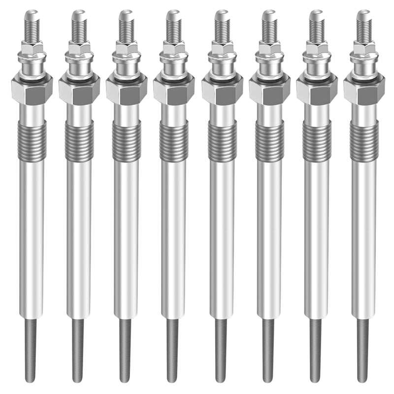 8PCS Glow Plugs 9G Replace 97364968 97326305 97226202 Compatible with Chevy GMC Duramax 6.6 LB7 LLY Diesel for Silverado Sierra Savana Express 2001-2005