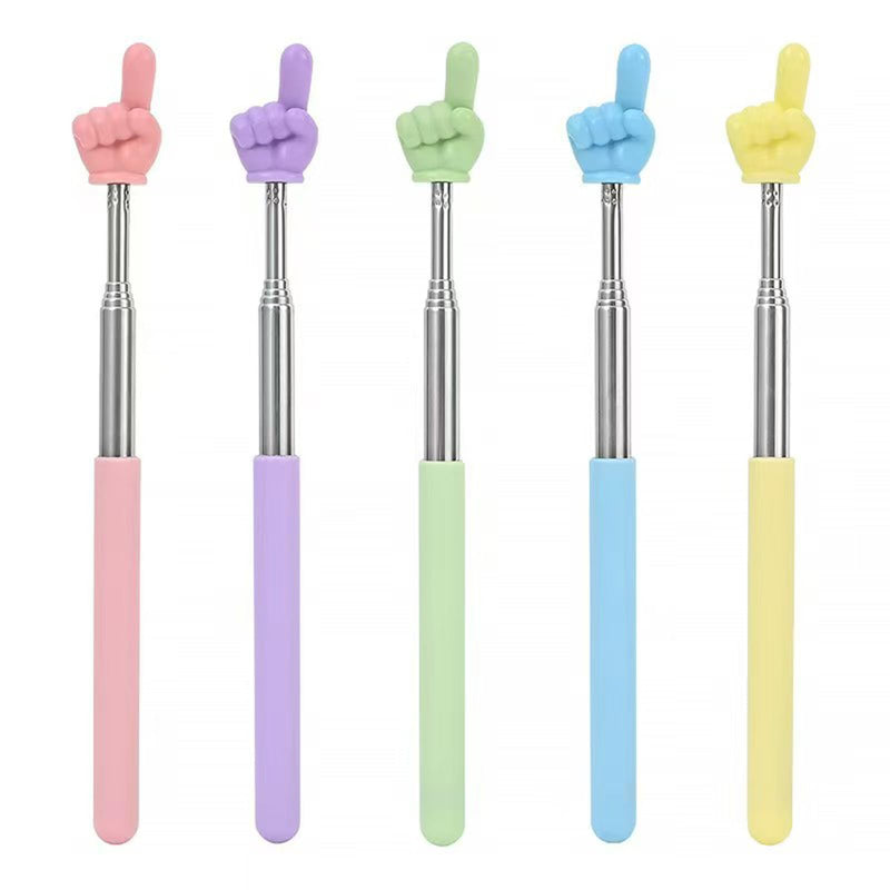 Finger Pointer Stick,Teacher Pointer,Hand Pointer Stick，Finger Pointer Multiple Colors 1 Set of 5