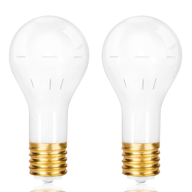 GEPLAD 2-Pack Mogul Base 3 Way LED Light Bulb, 10/20/30W, 100/200/300 Watt Equivalent, Soft White 3000K, for Antique Floor Lamp 4.5 x 5.5 inches