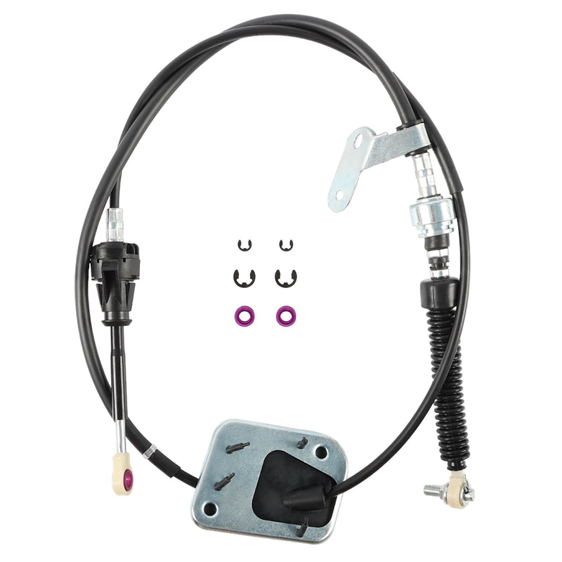 Automatic Transmission Shift Control Cable 33820-02370 33820-01050 Compatible with Toyota Corolla/Matrix 1.8L 2003 2004 2005 2006 2007 2008 Auto Trans Shifter Control Lever Cable