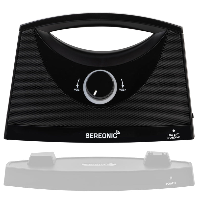 Extra Speaker Receiver Only Wireless TV Speaker System – TRANSMITTING Base and Audio Cables NOT Included – Pairs with BT-200 for Use of Multiple Speakers Around The House