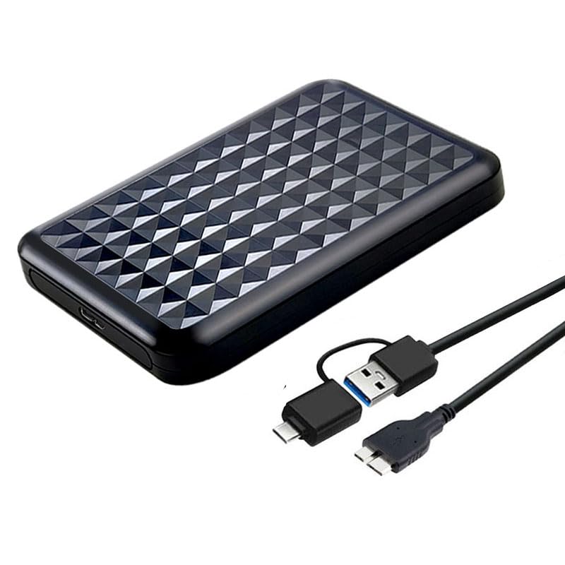 1TB Ultra Slim Portable External Hard Drive 2.5'' USB 3.0 HDD Storage for PC, Mac, Laptop, PS4, PS5, Xbox one 1TB